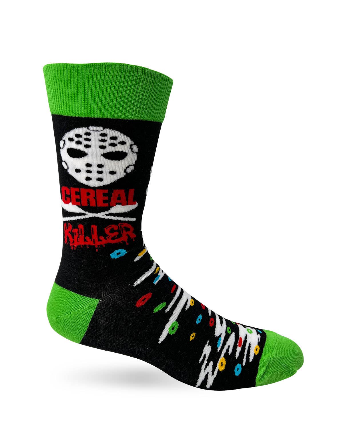 Cereal Killer Men's Novelty Crew Socks