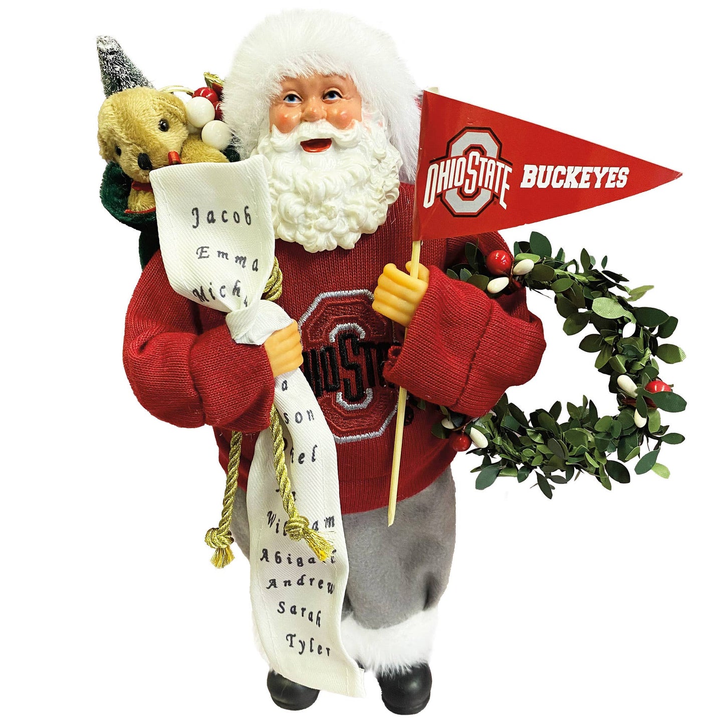 Ohio State Proud Santa 12 inches