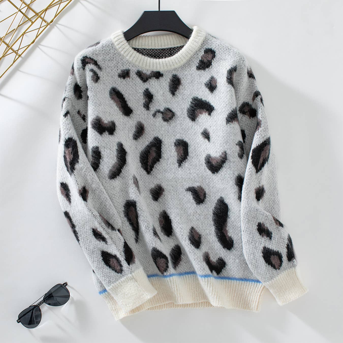 Soft Leopard Print Sweater