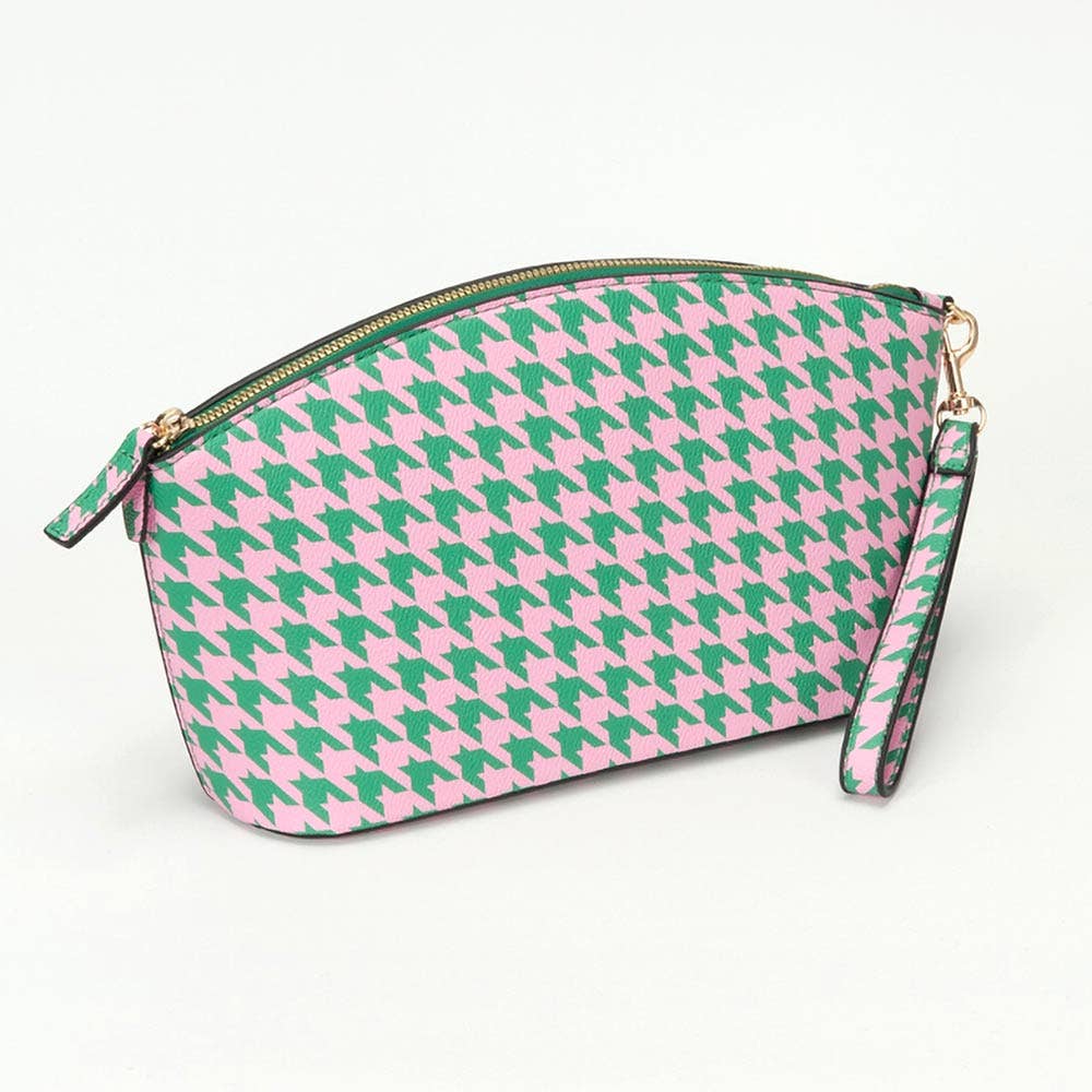 Faux Leather THE MAKE UP BAG Pouch Bag/Beauty Organizer Bag: Fuchsia