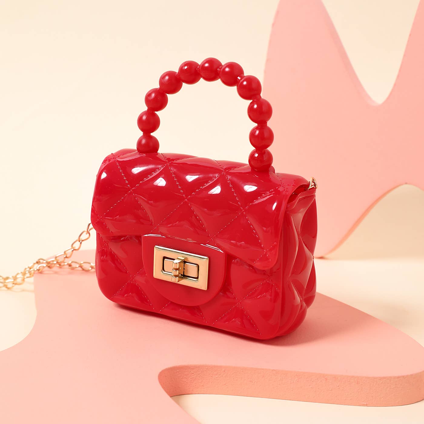 Baby/Kid Red Purse with Chain