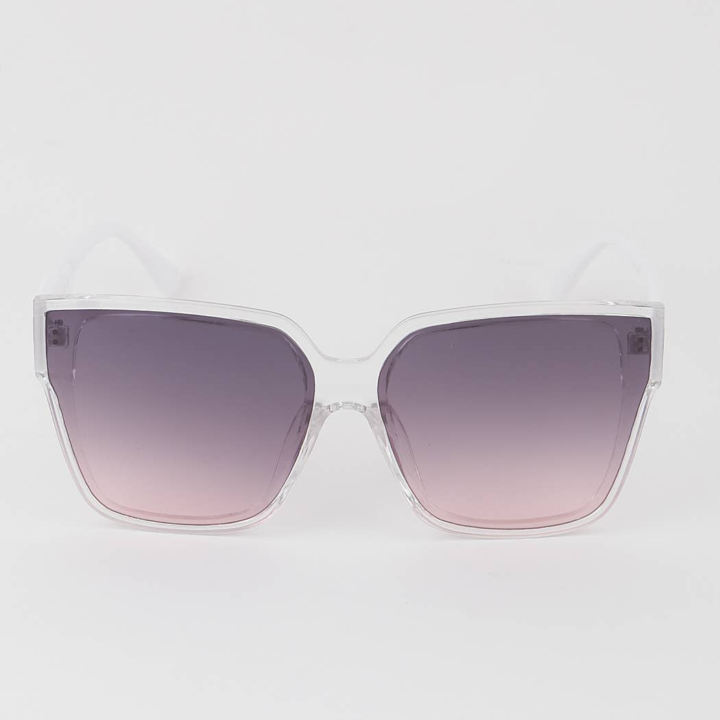 Minimal Gradient Square Sunglasses