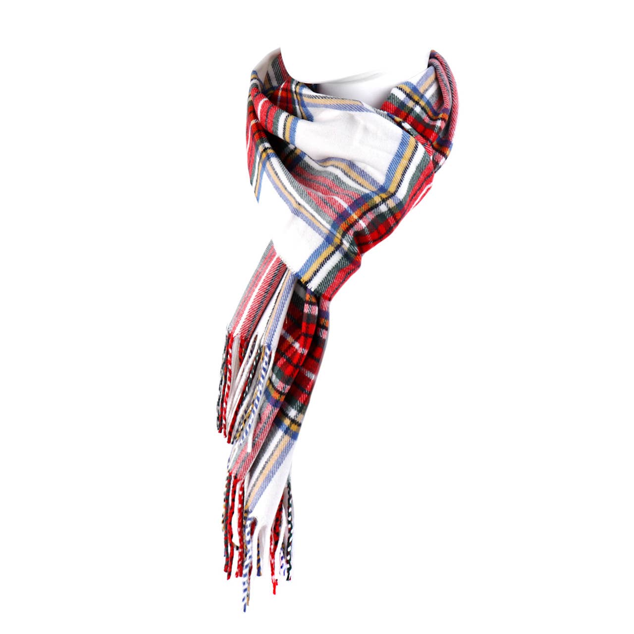 Acrylic Plaid Cashmere Winter Scarve