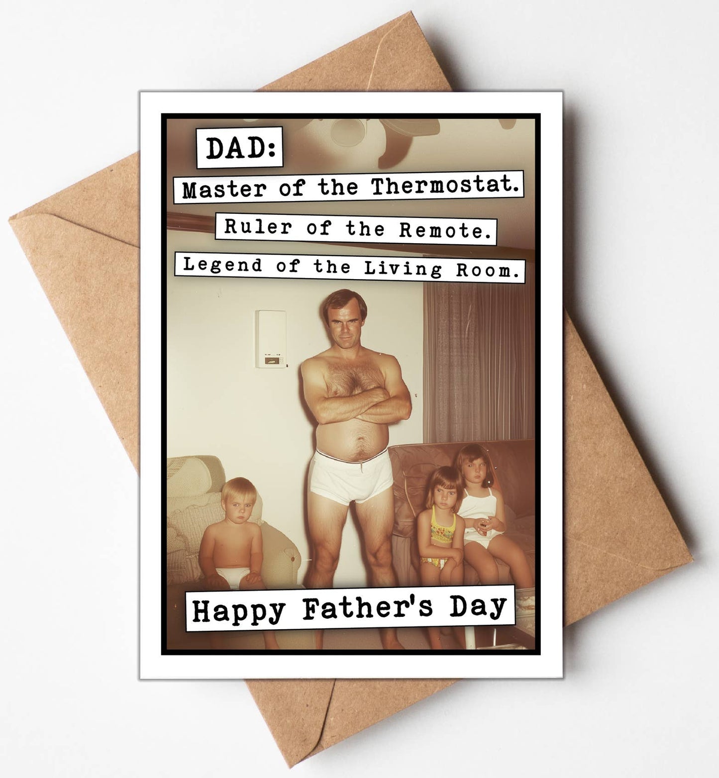 Funny Fathers Day Card | Fathers Day Gifts | Handmade in USA