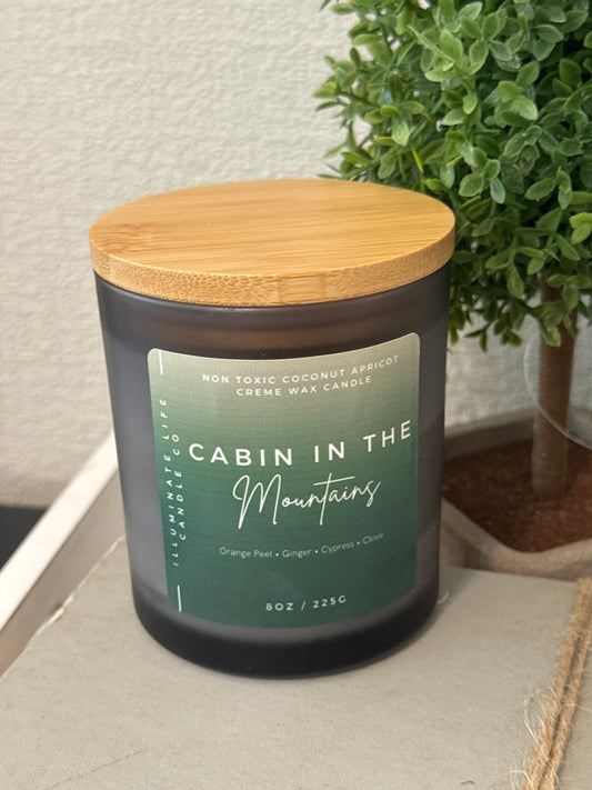 "Cabin In The Mountains" Illuminate Life Candle