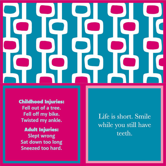 "Life Is Short" Funny Cocktail Napkin