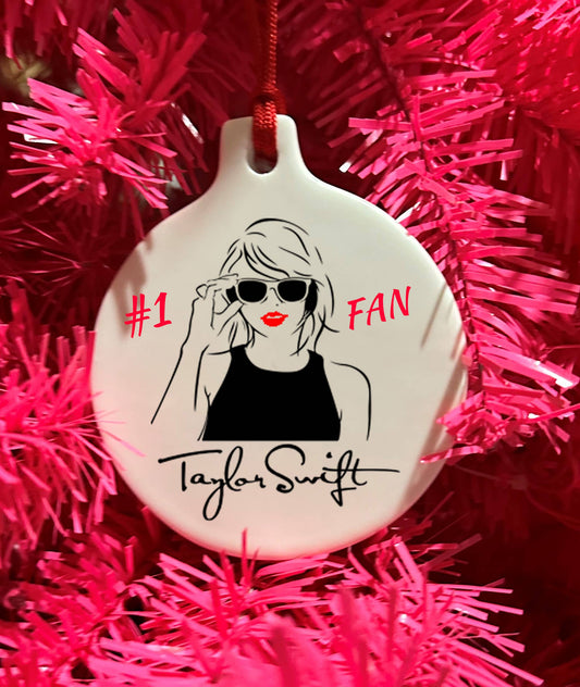 "Number One Taylor Fan" Ornament