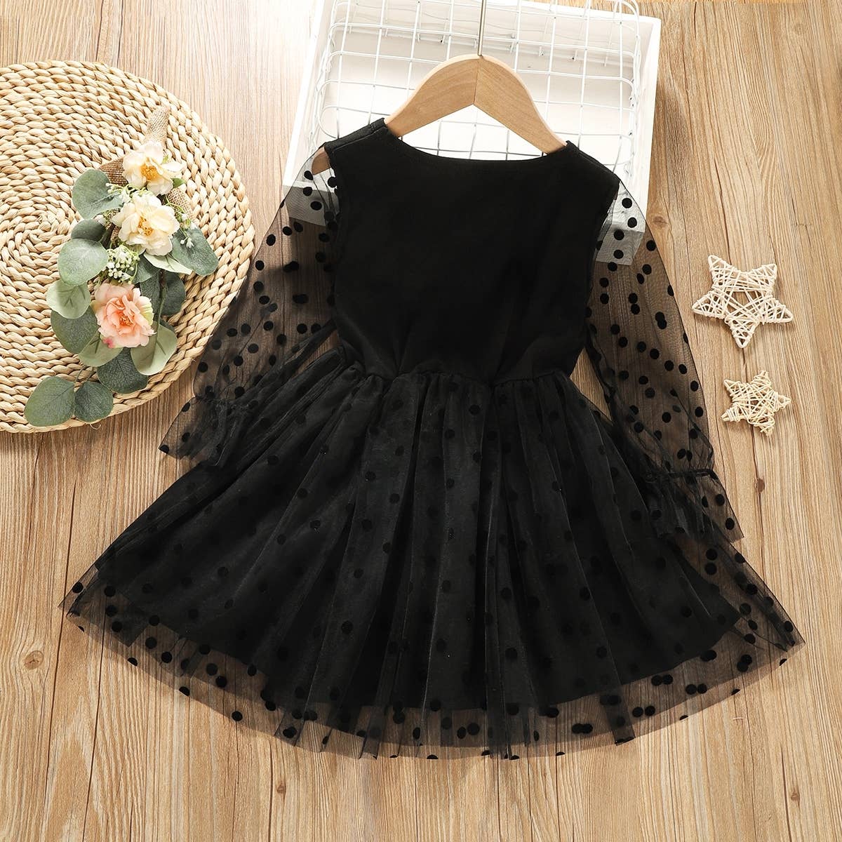 Black Baby Layered Tutu Dress