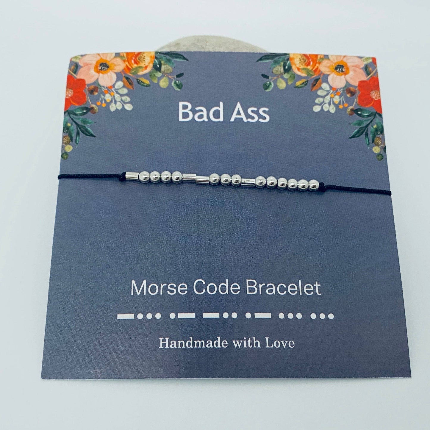 Morse Code Stretch Bracelet: "BFF"