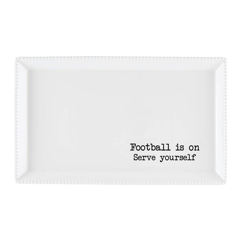 Football Serving Platter