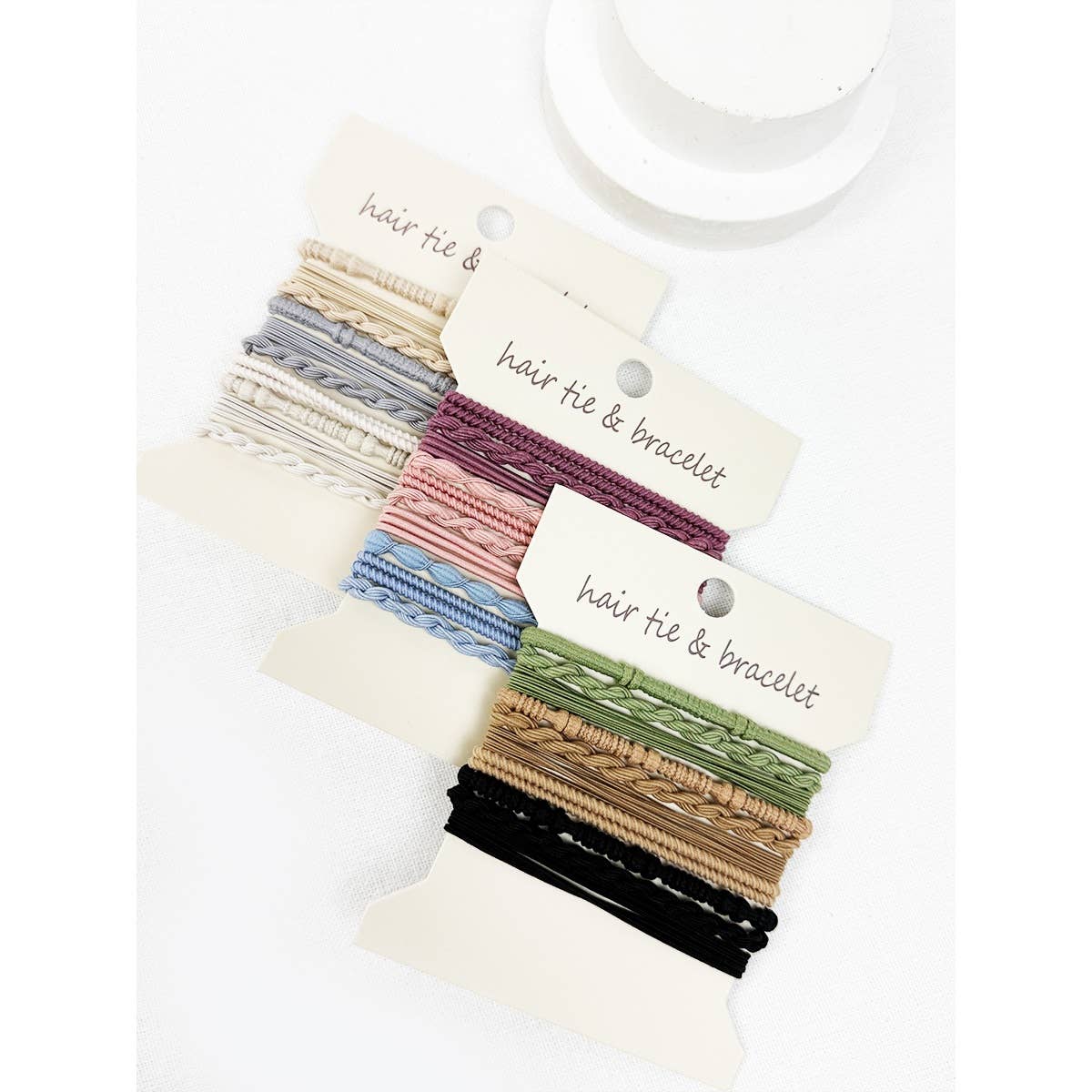 Boho Inspired Braided Hair Tie Bracelets