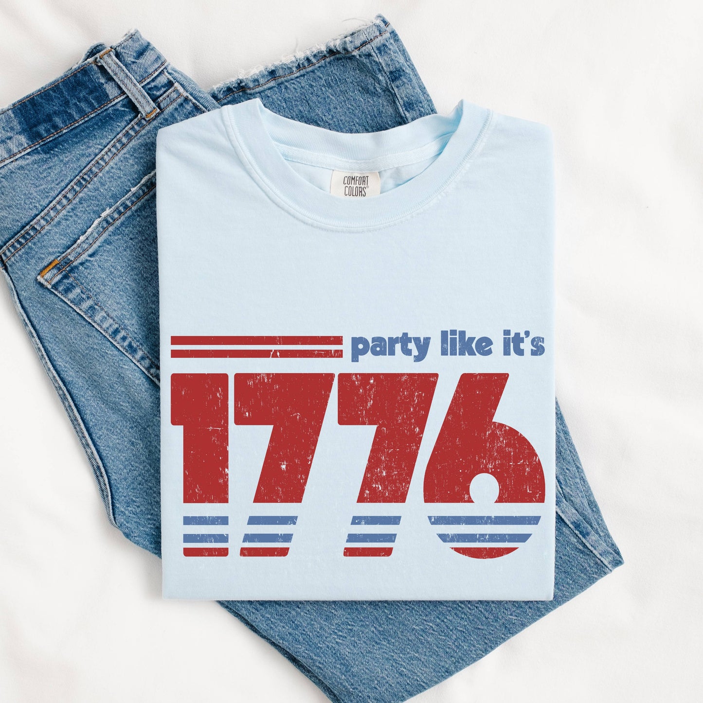1776 Graphic Shirt Retro Patriotic USA Tee