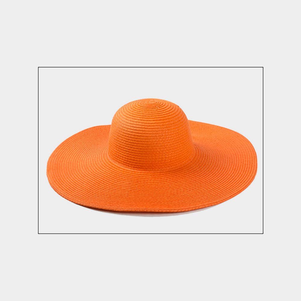 Solid Straw Sun Hat
: Beige