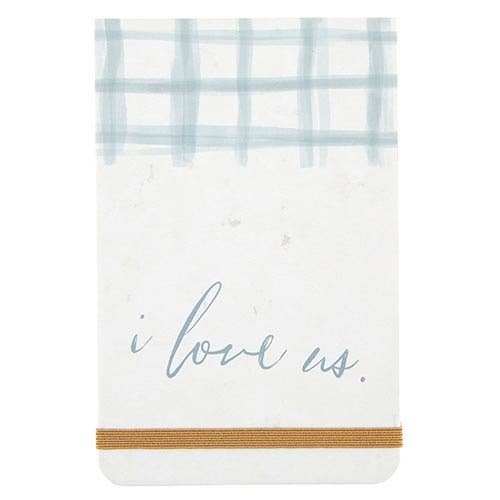 "I Love Us" 3x5 Hardcover Notepad