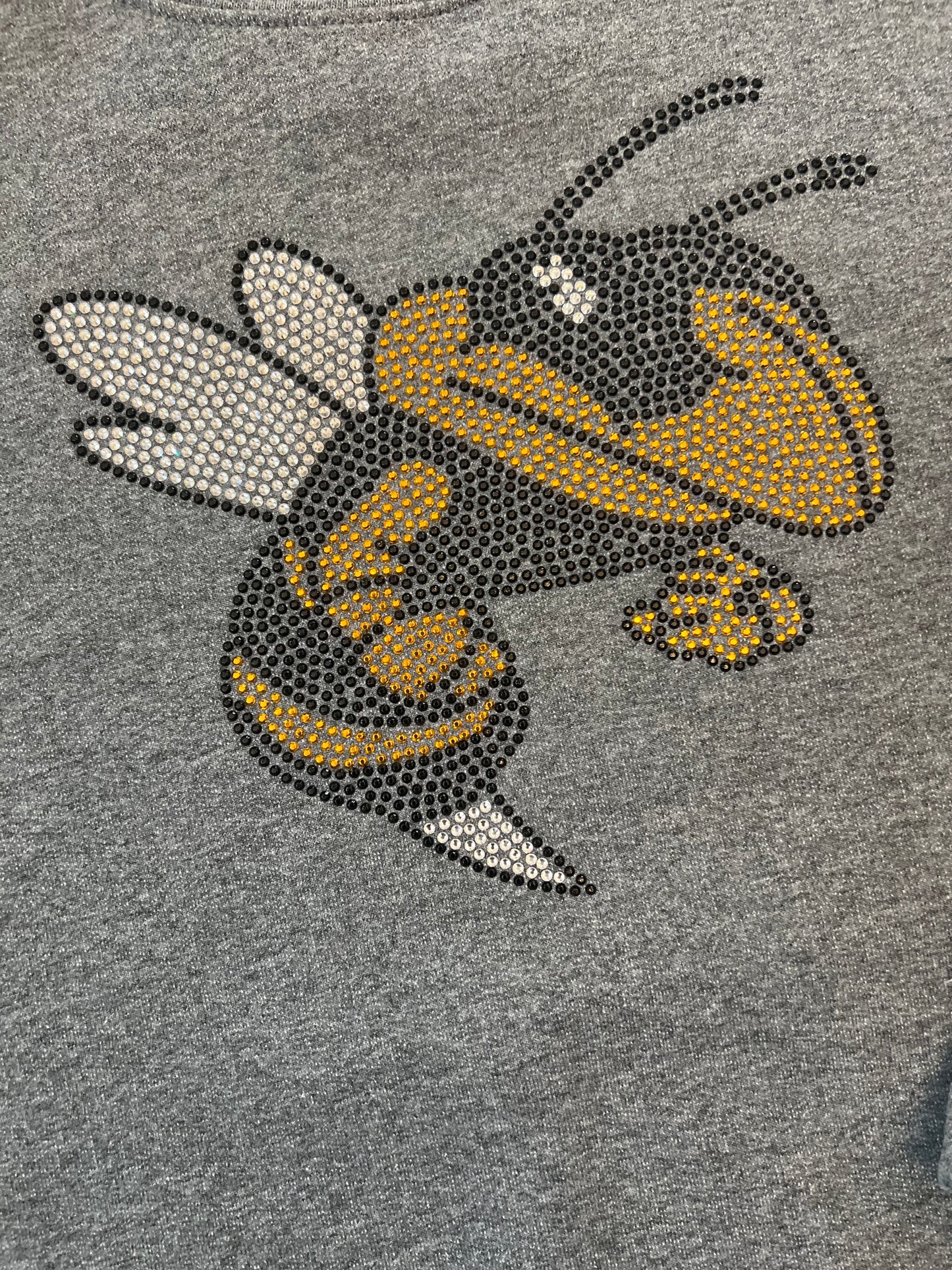 Yellowjacket Logo Sweatshirt-Gray