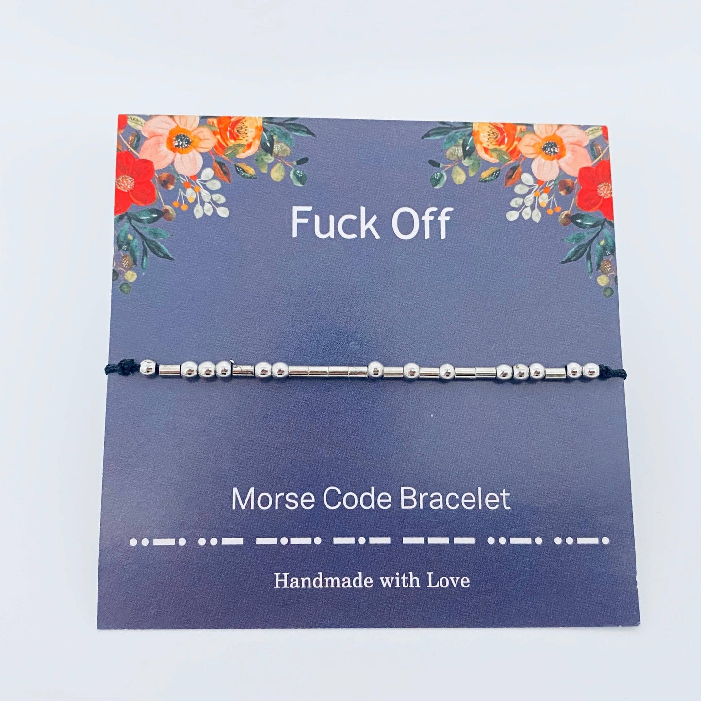 Morse Code Stretch Bracelet: "BFF"