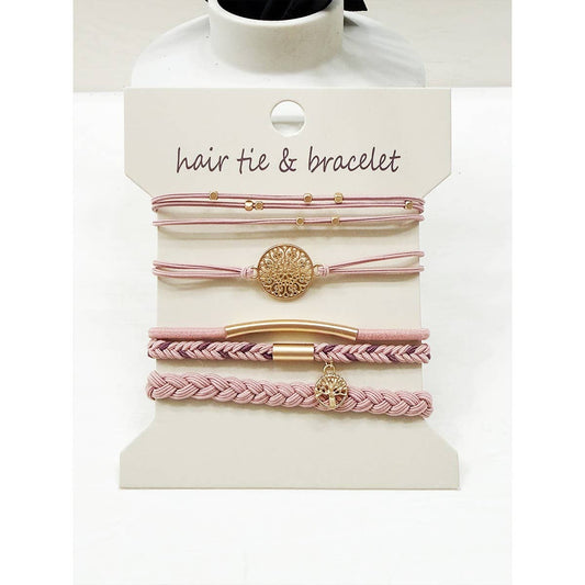 Boho Inspired Mandala Hair Tie Bracelets
