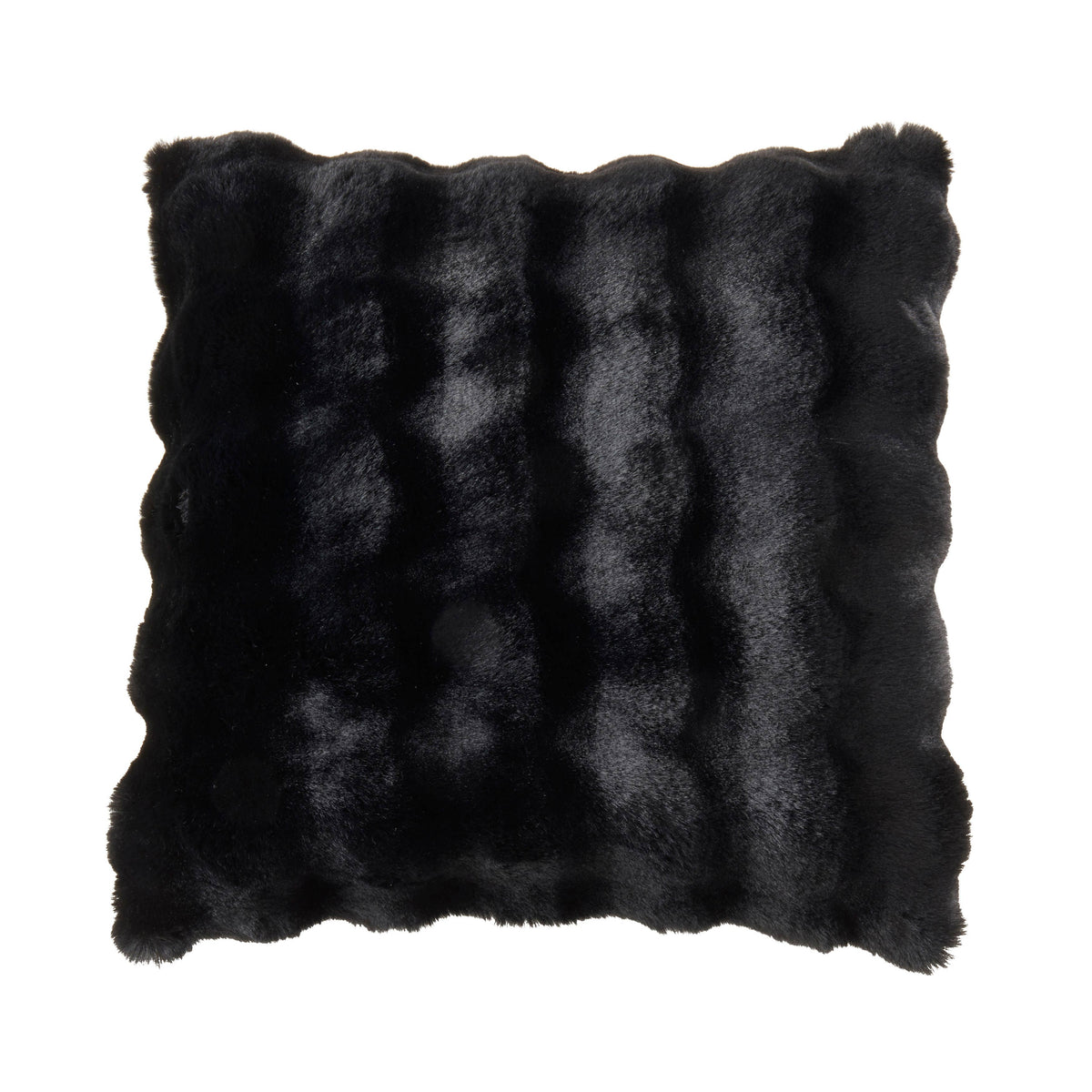 Cozy Bubble Faux Fur Pillow: Ivory / Cover Only / 12"x20"