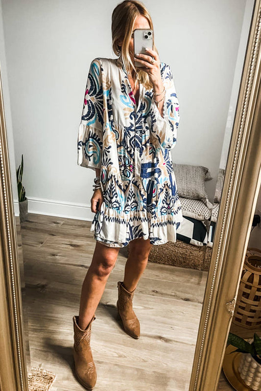 Multicolor Casual Dress