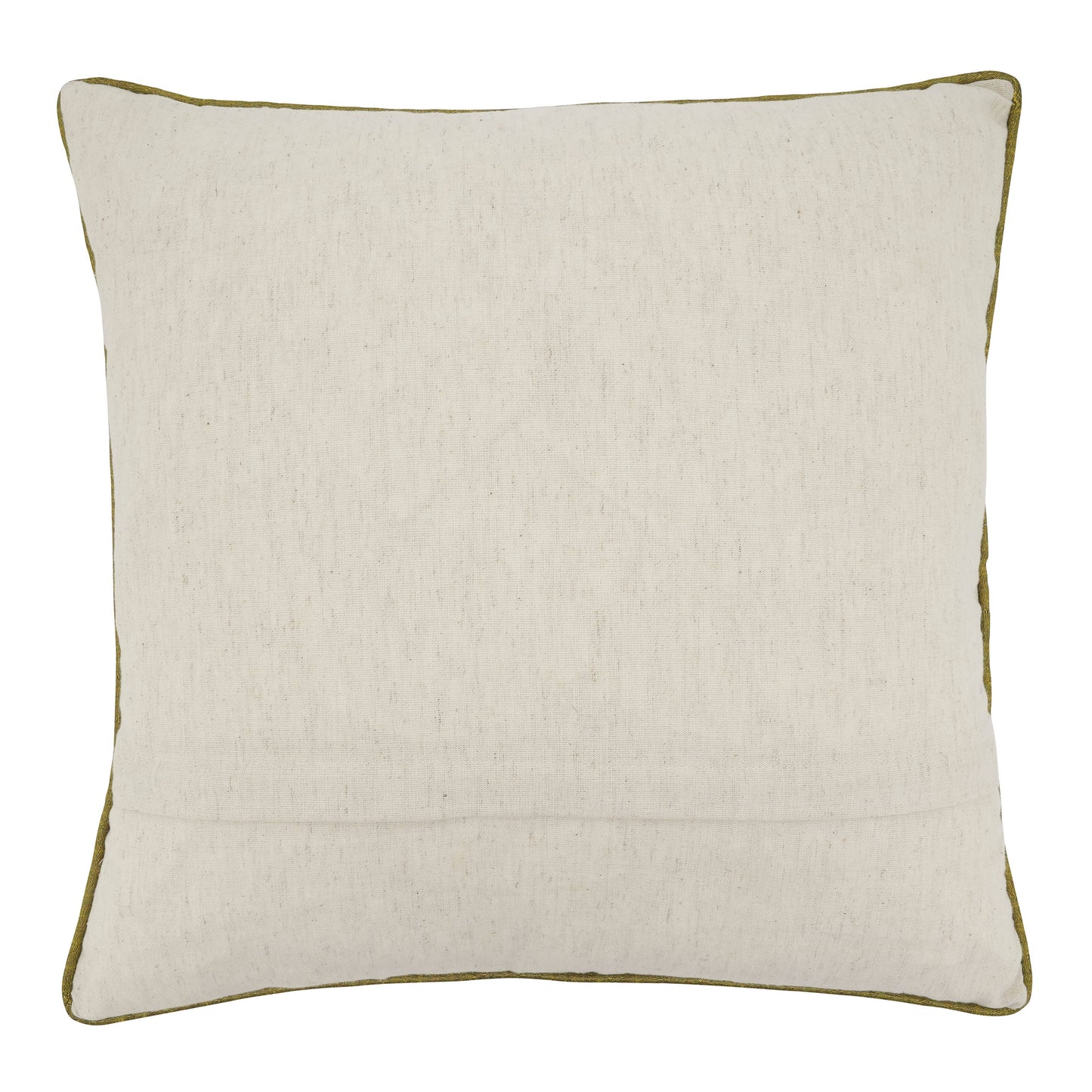 Throw Pillow With Embroidered Christmas Tree Design: 18" Inch