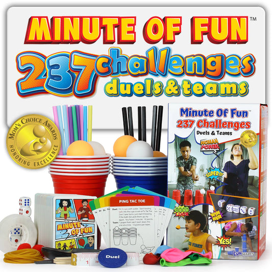 Minute of Fun Card Game Set for Kids and Adults