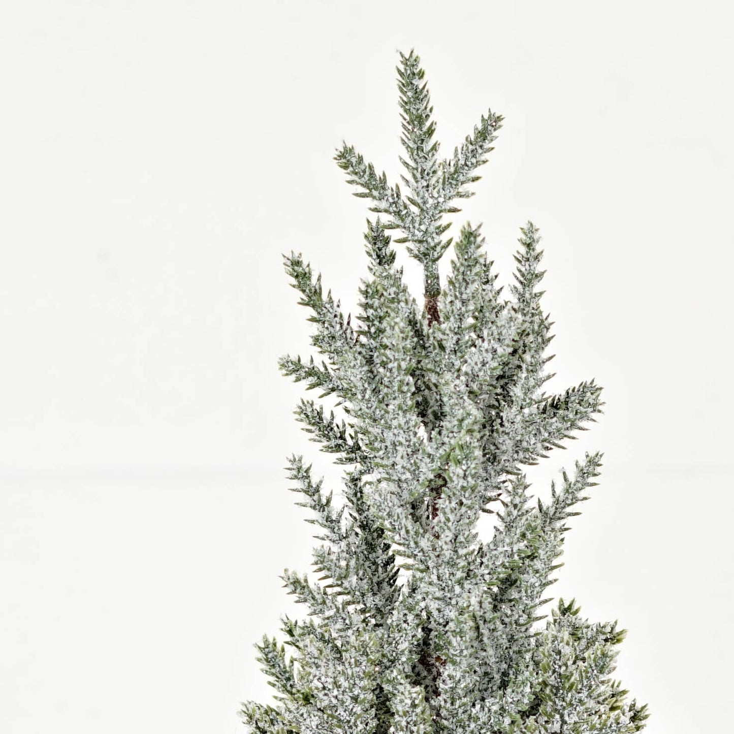 16 Inch Snowy Cypress Pine Tabletop Tree
