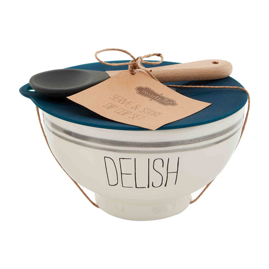 "Delish" Serve & Store Dip Cup Set