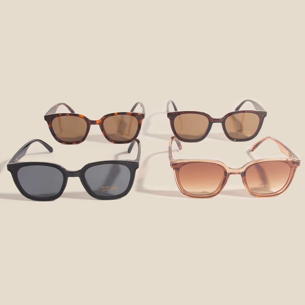 Simple Square Frame Sunglasses
