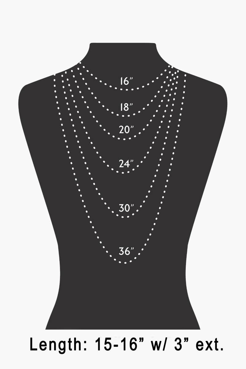 Layered Mixed Beaded Faceted Clover Pendant Necklace Set