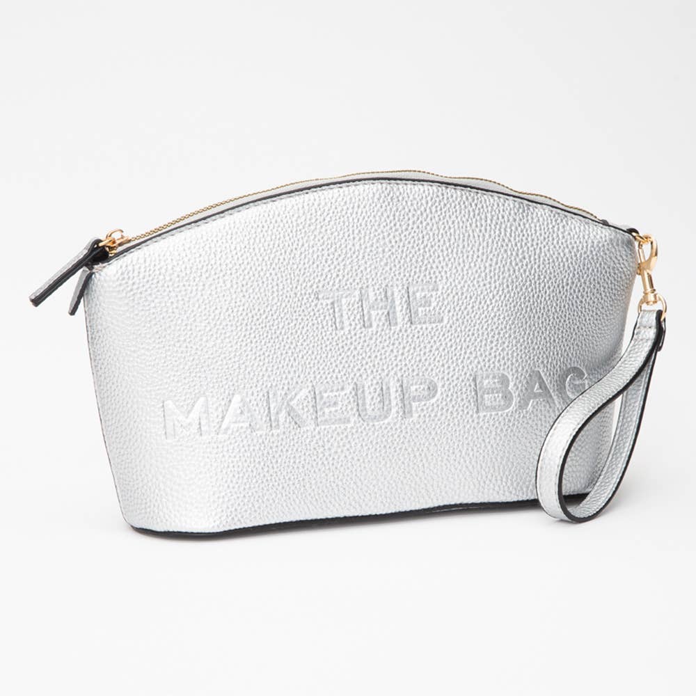 Faux Leather THE MAKE UP BAG Pouch Bag/Beauty Organizer Bag: Fuchsia