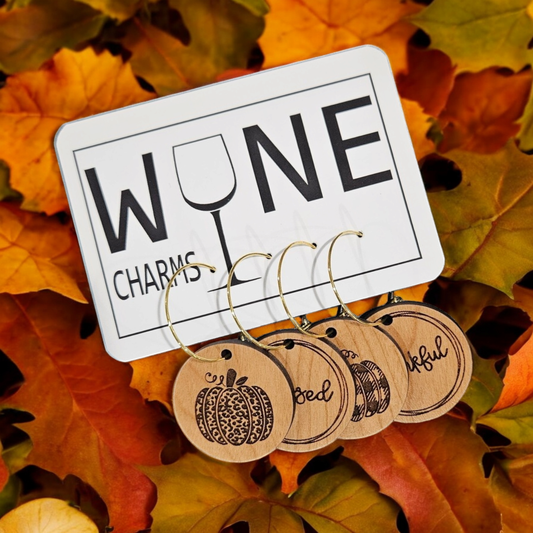 Fall Wine Charms