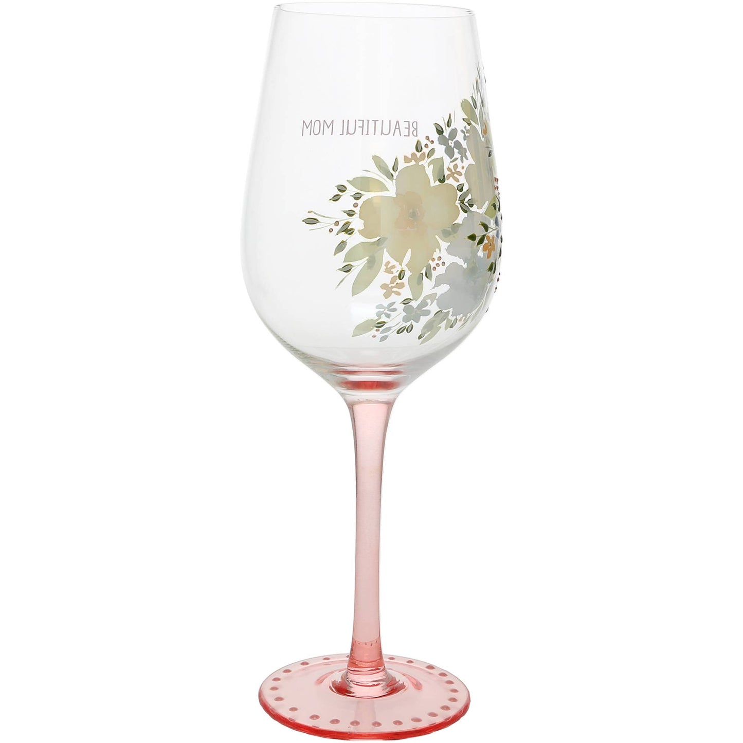 Beautiful Mom - 16 oz Wine Glass