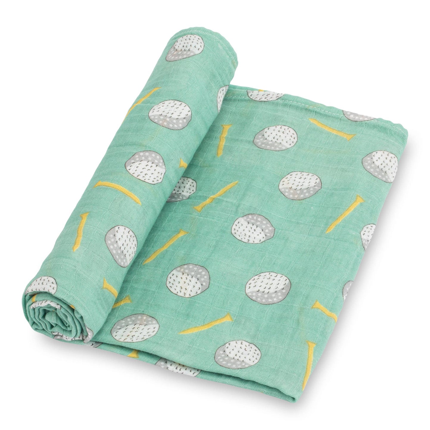 Hole In One Golf Baby Muslin Swaddle Blanket