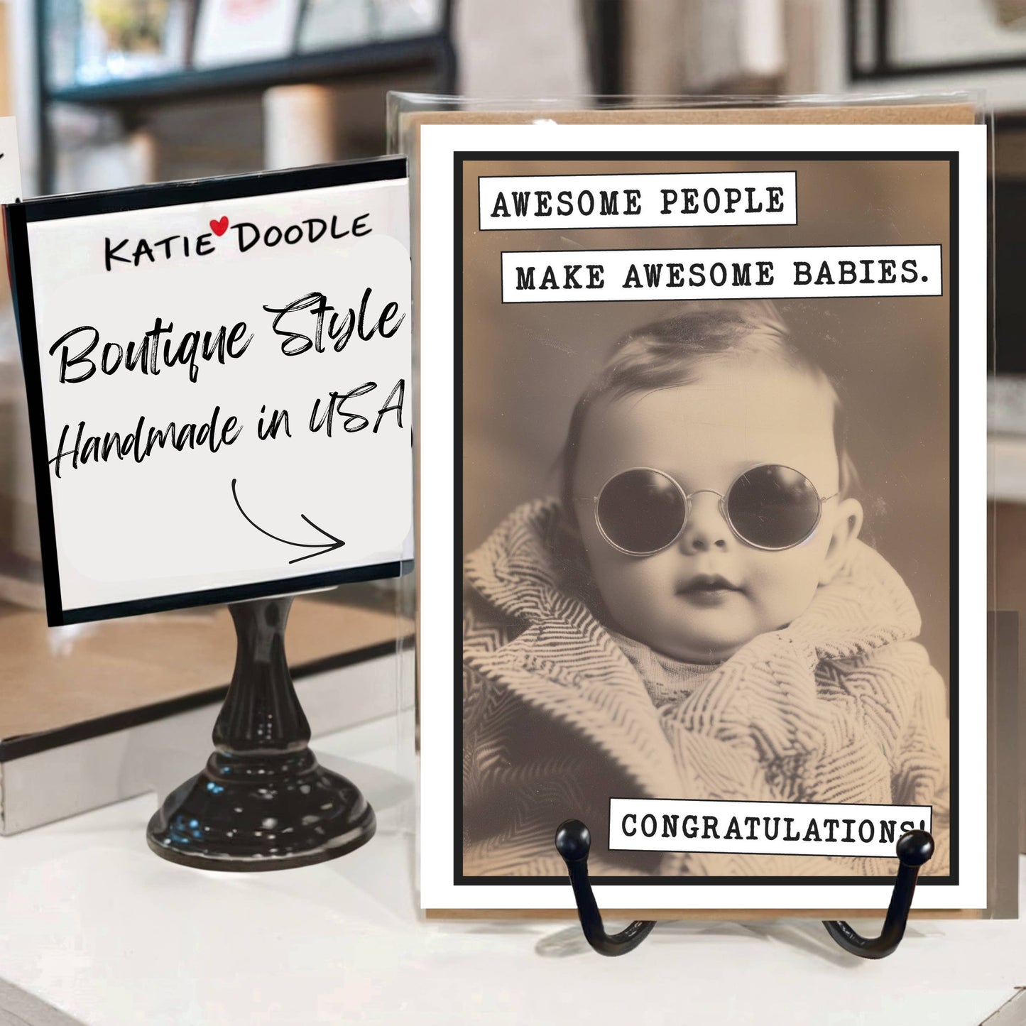Funny Baby Shower Cards, Boy or Girl,Greeting Card