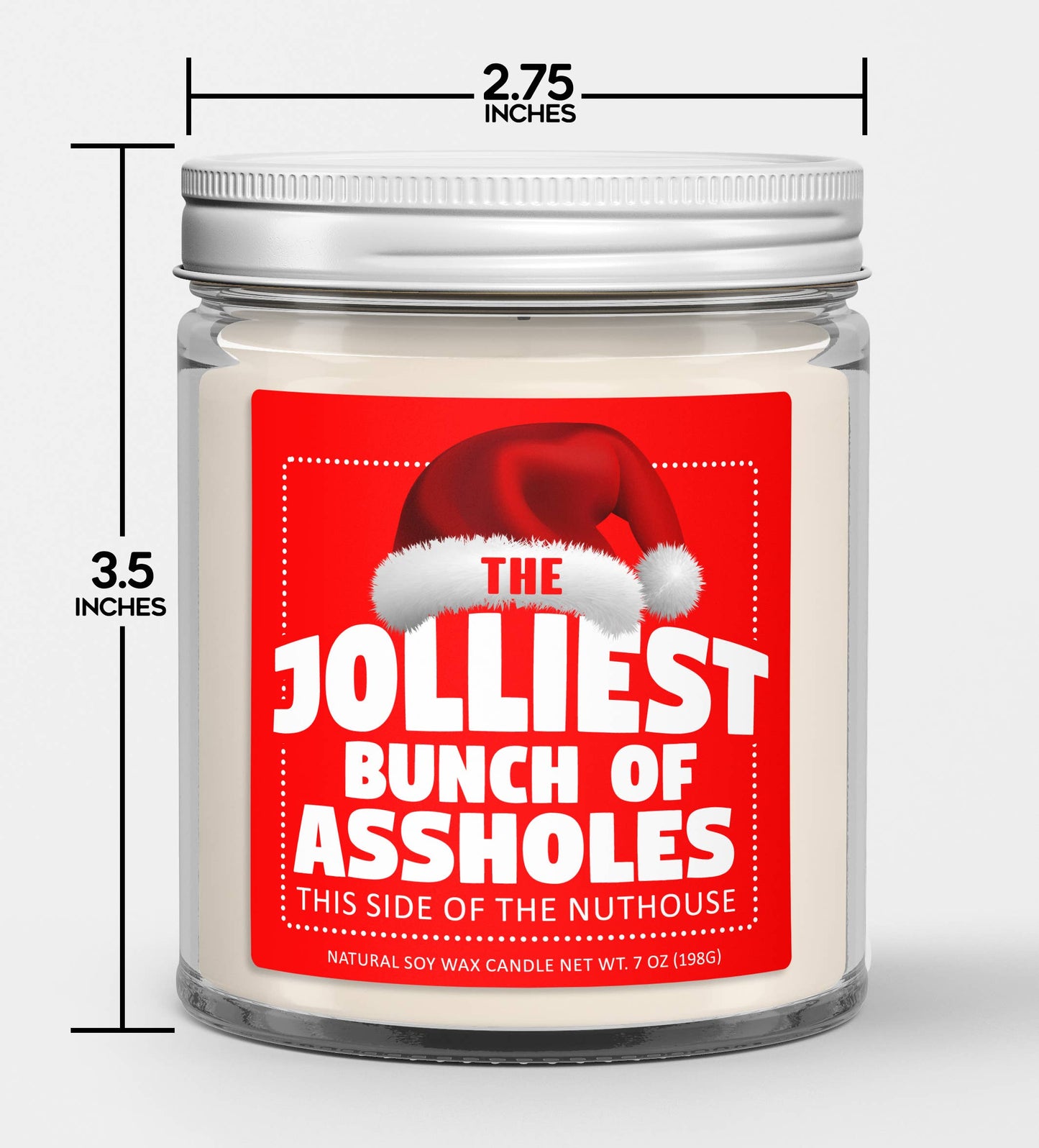 "Jolliest Bunch Of Assholes" Christmas Soy Candle