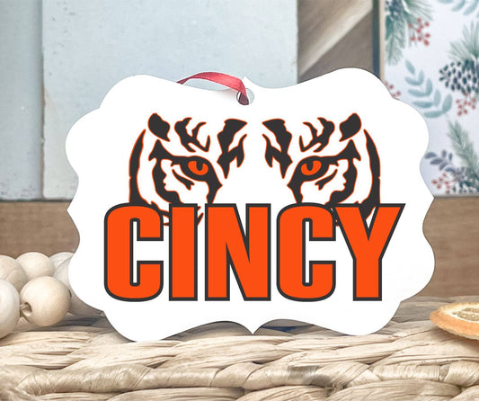 Cincinnati Bengals Christmas Ornament