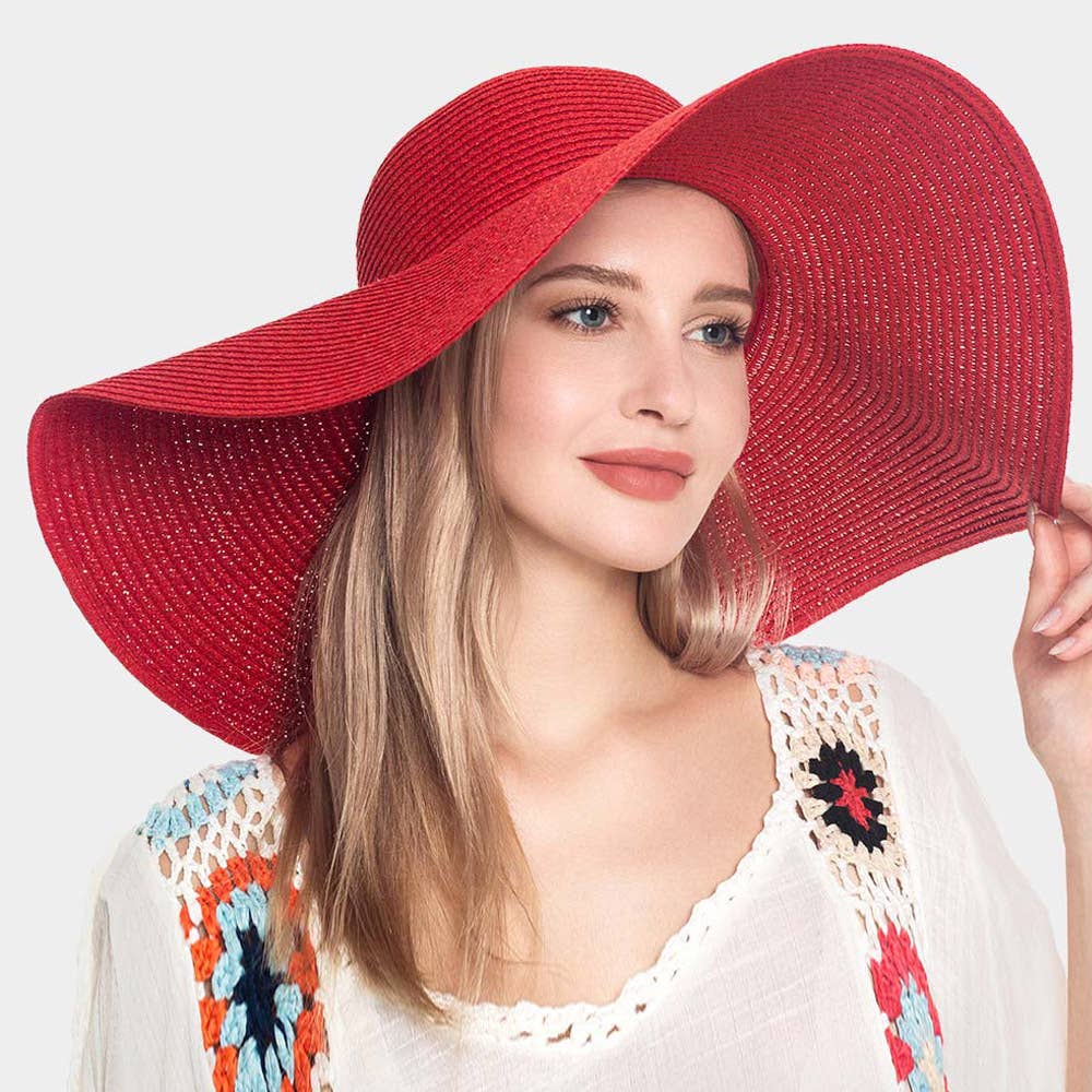 Solid Straw Sun Hat
: Beige