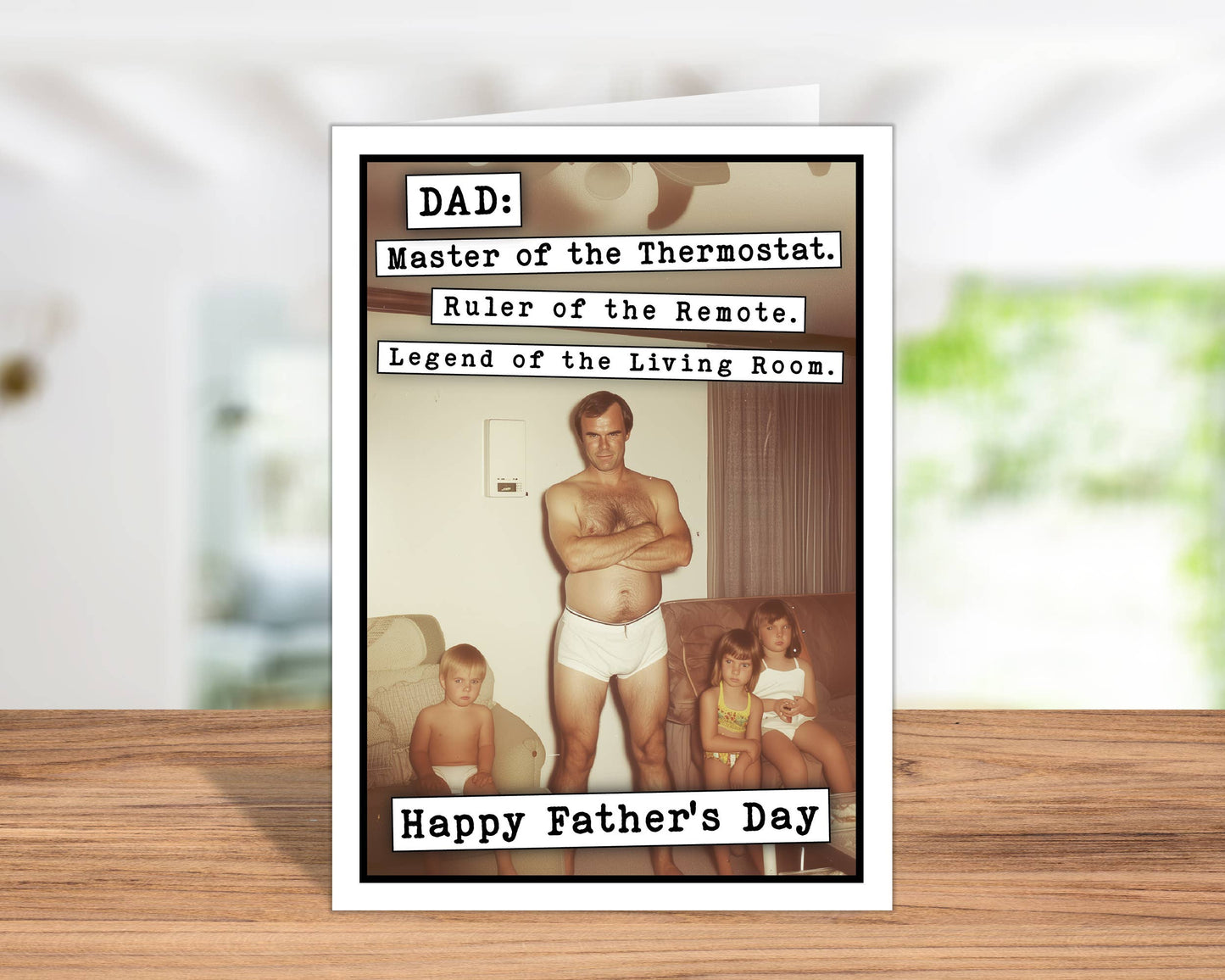 Funny Fathers Day Card | Fathers Day Gifts | Handmade in USA