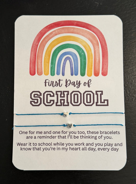 First Day of School Bracelet Set