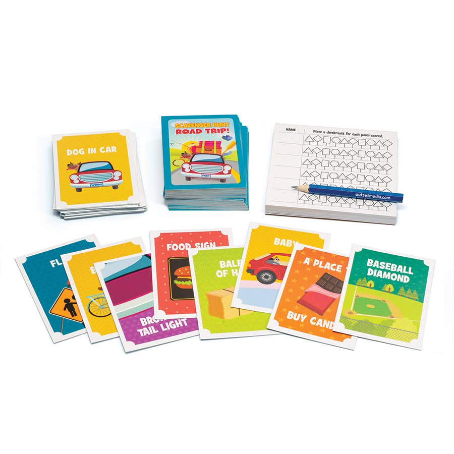 Scavenger Hunt Road Trip Card Game