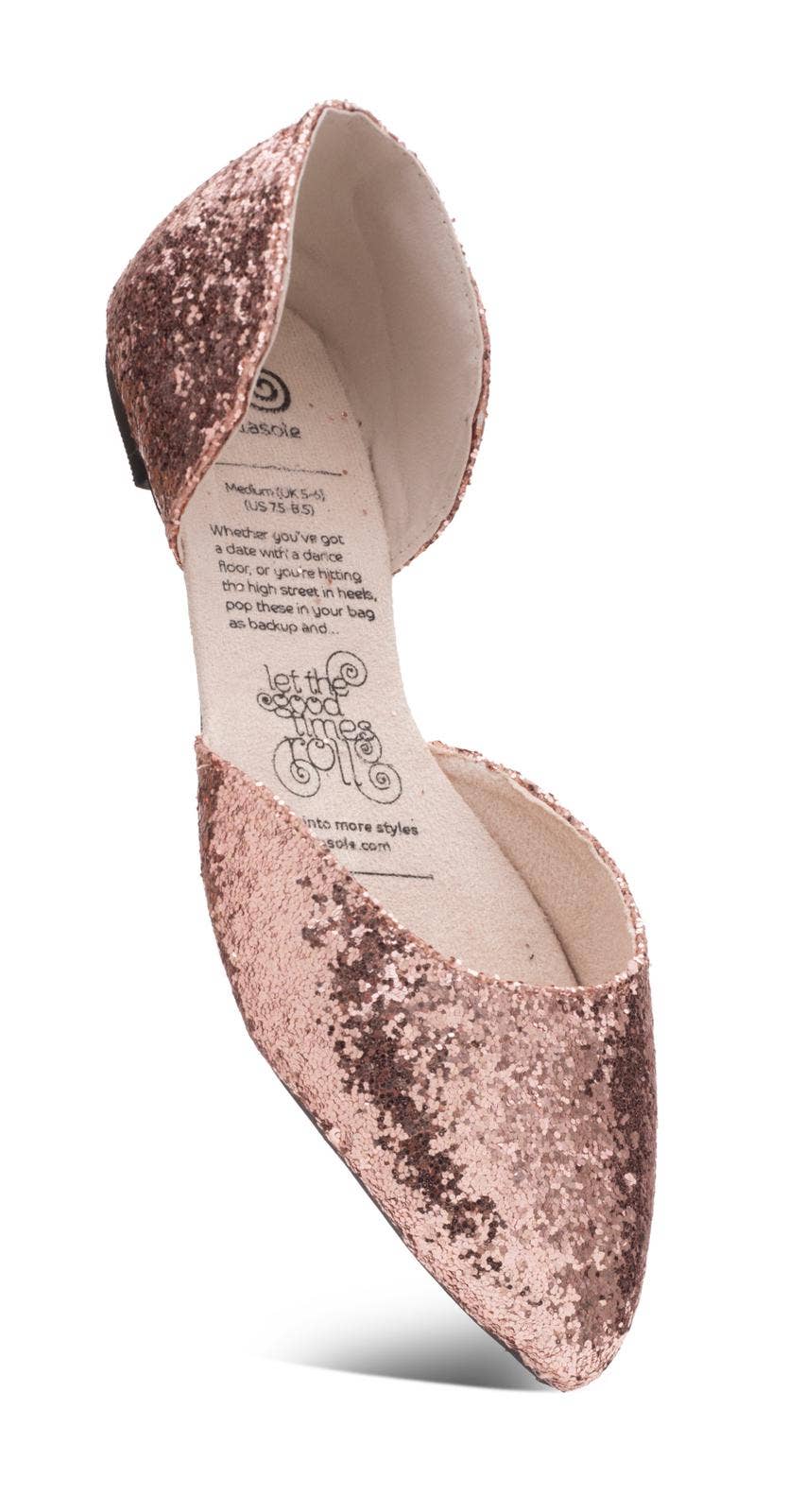 Rollasole Shoes-Sparkling Rose'