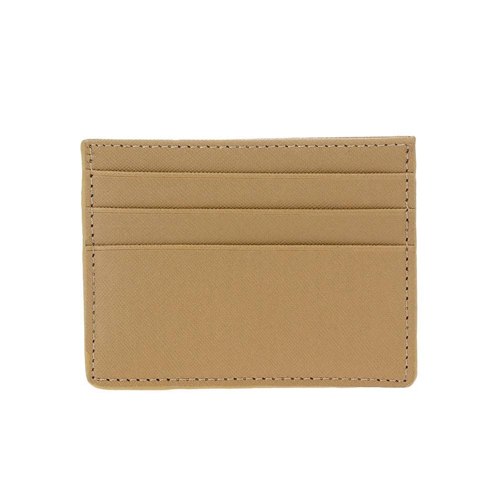 Beige Multi Slotted Cardholder/Wallet