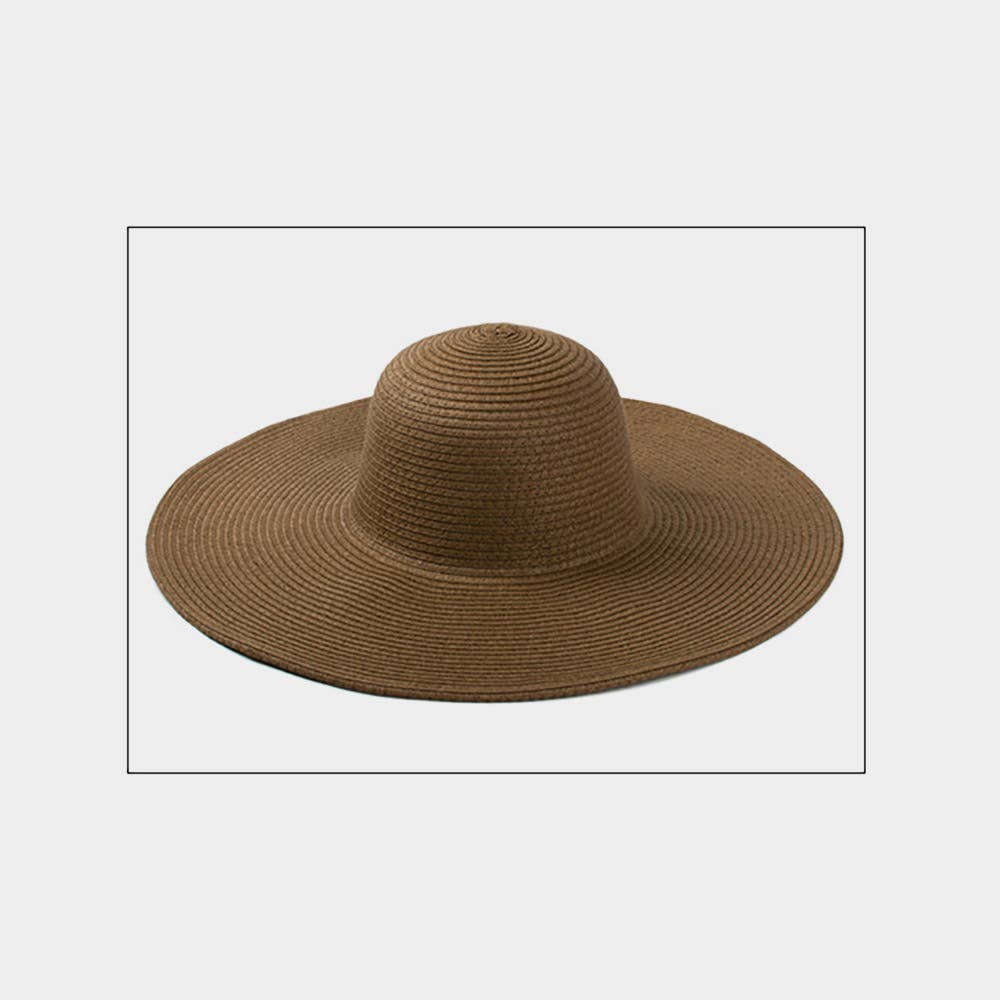 Solid Straw Sun Hat
: Beige