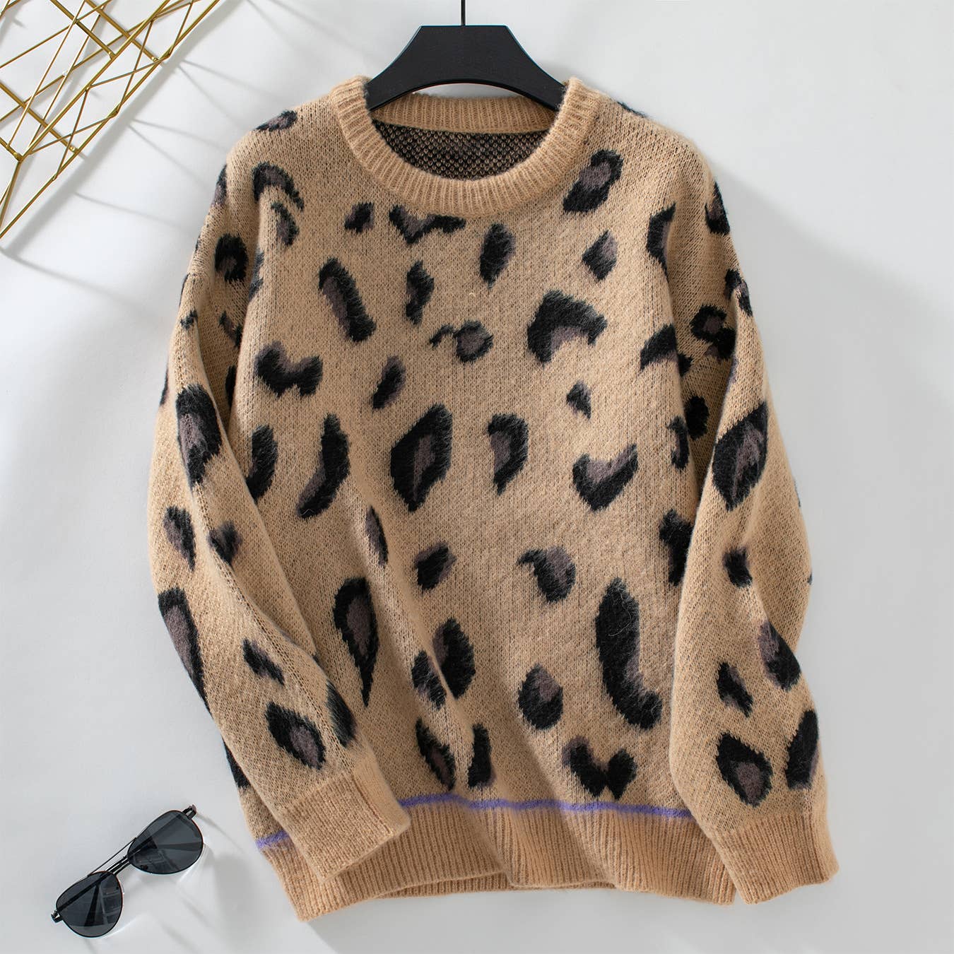 Soft Leopard Print Sweater