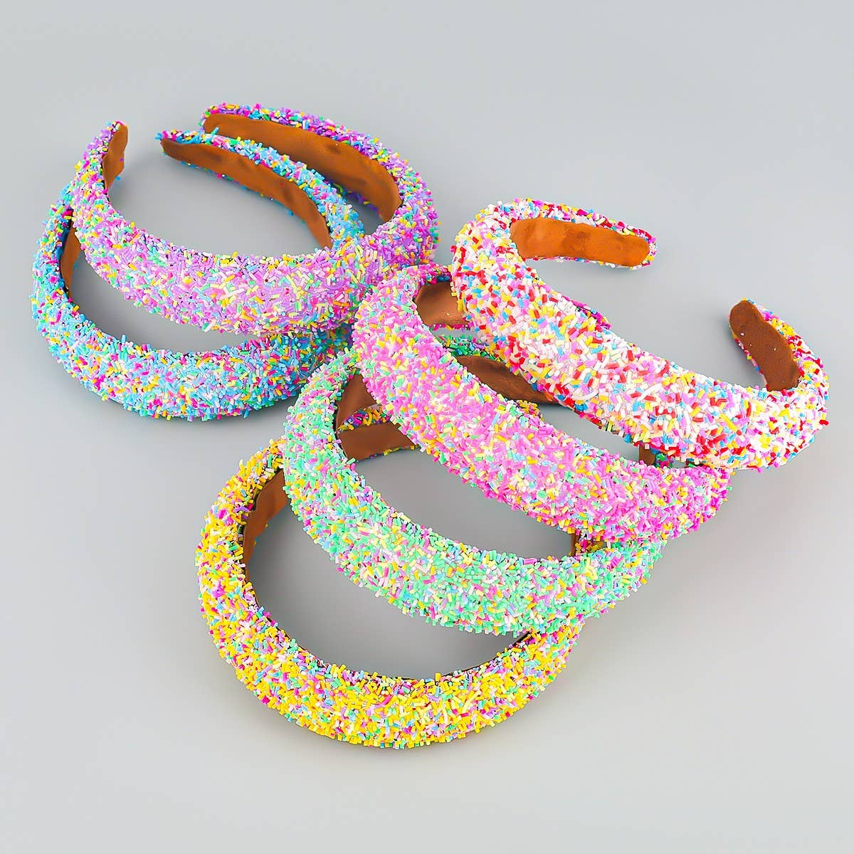 ICE CREAM CAKE ROUND HEAD HOOP HEADBAND_CWAHA07282: ROSE / (OS) 1