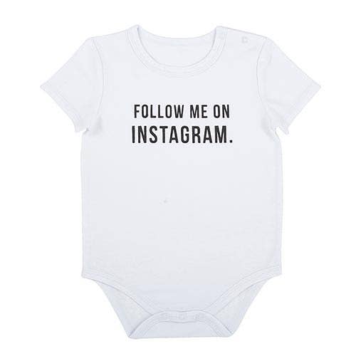 "Follow Me On Instagram" 6-12 Month