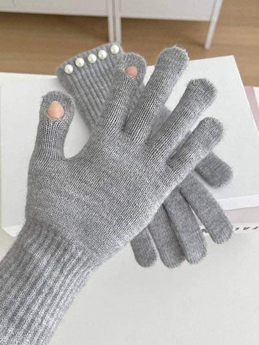 Yellow Touch Screen Gloves