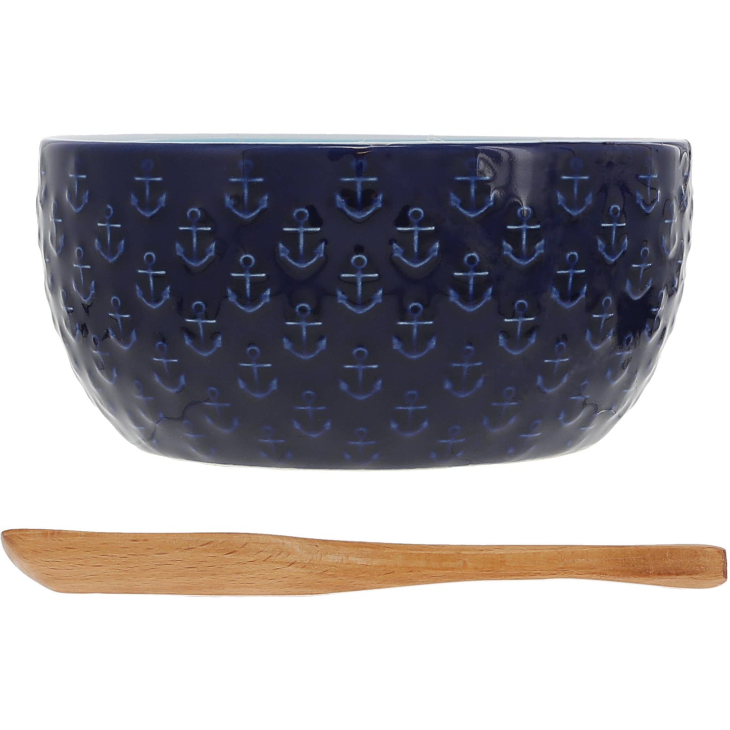Lake Life - 4.5" Ceramic Bowl with Wood Spoon