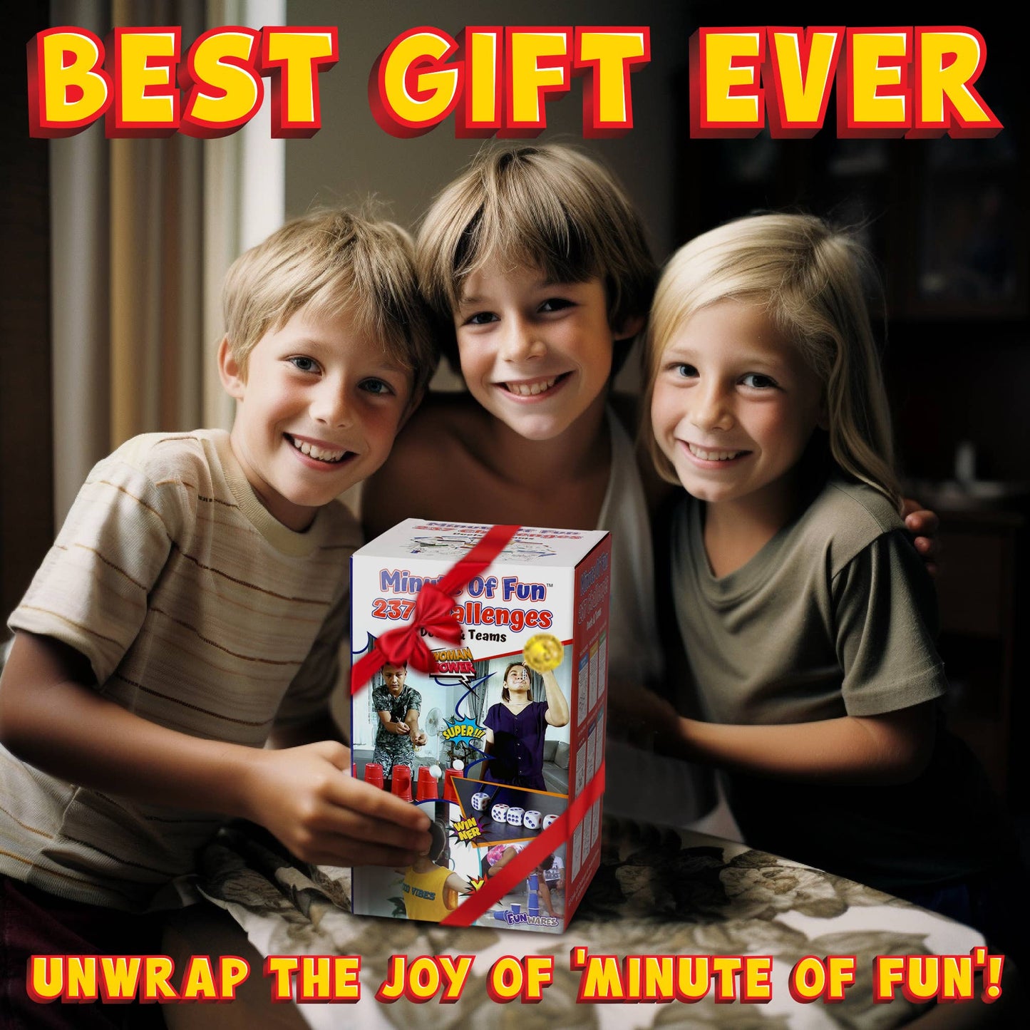 Minute of Fun Card Game Set for Kids and Adults