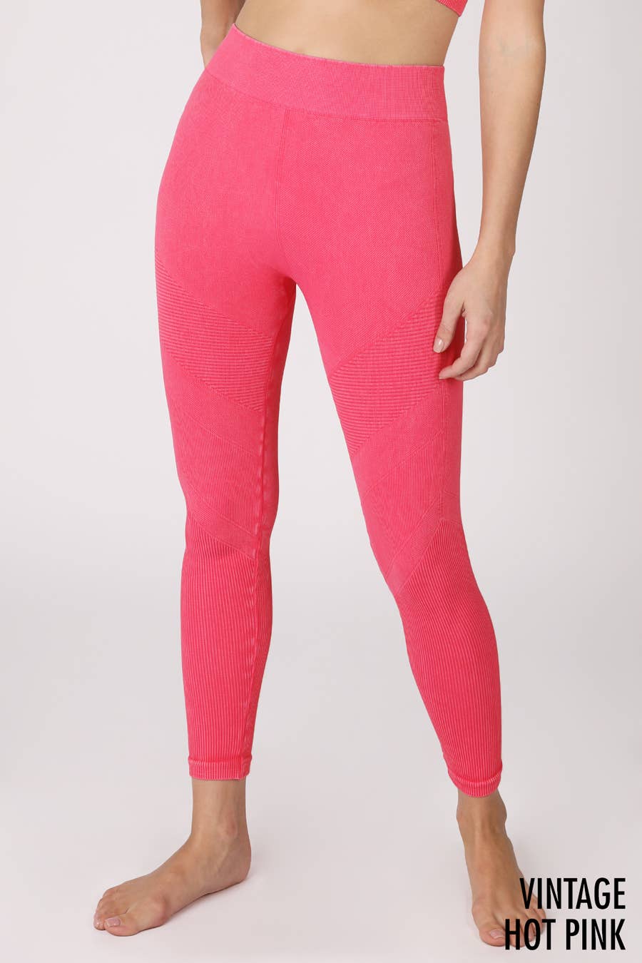 Nikibiki Premium  Moto Jeggings: Vintage Hot Pink